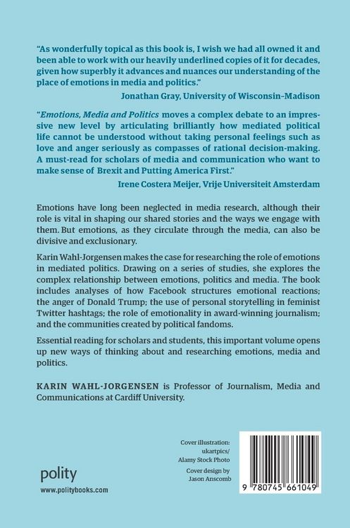 Produktbild: Emotions, Media and Politics