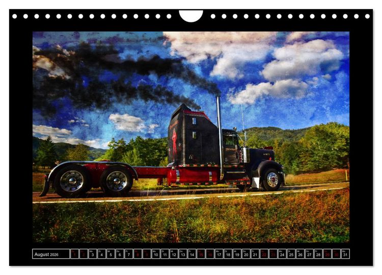 Produktbild: Kenworth W900 PHOTOART (Wandkalender 2026 DIN A4 quer), CALVENDO Monatskalender