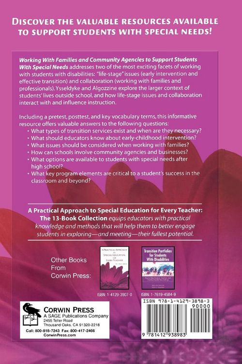 Produktbild: Working With Families and Community Agencies to Support Students With Special Needs