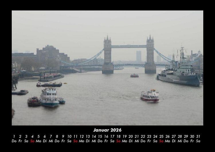 Produktbild: London 2026 Fotokalender DIN A3