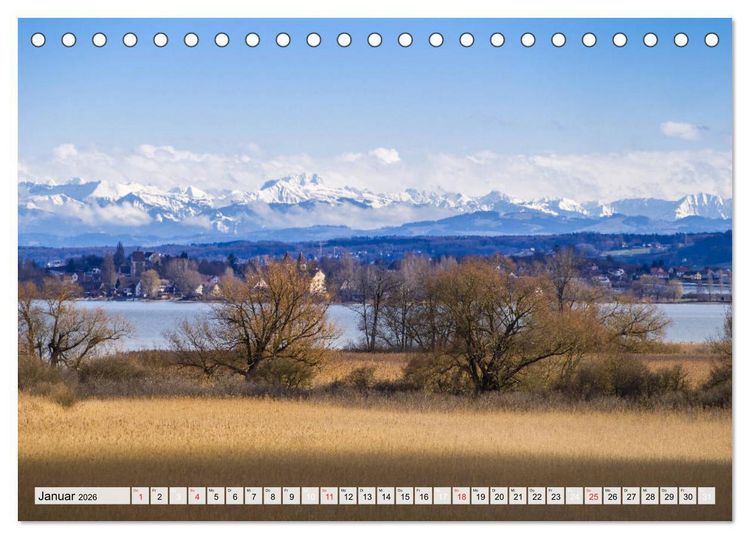 Produktbild: Auszeit Bodensee (Tischkalender 2026 DIN A5 quer), CALVENDO Monatskalender