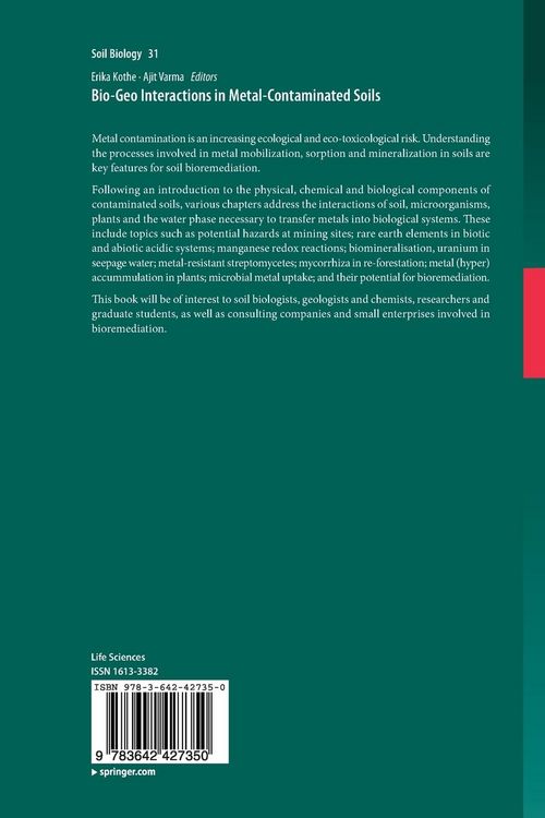 Produktbild: Bio-Geo Interactions in Metal-Contaminated Soils
