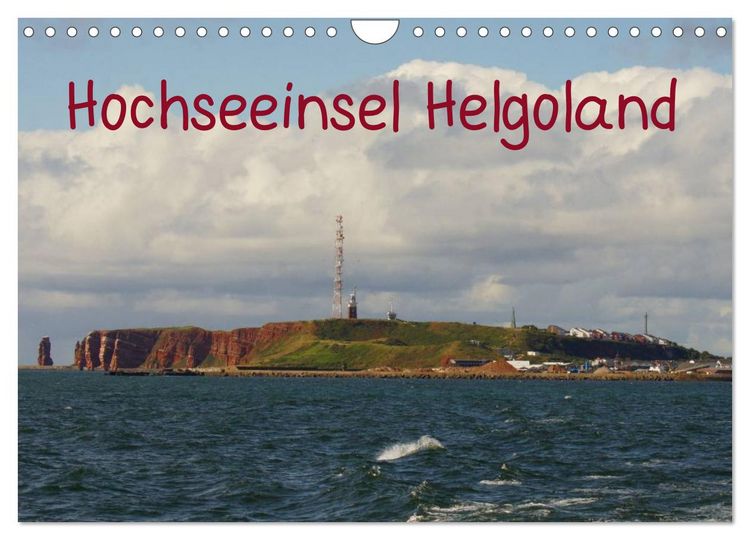 Produktbild: Hochseeeinsel Helgoland (Wandkalender 2026 DIN A4 quer), CALVENDO Monatskalender