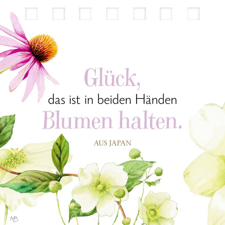 Produktbild: Mini-Spiralaufsteller: Blumen f&uuml;r dich (M. Bastin)