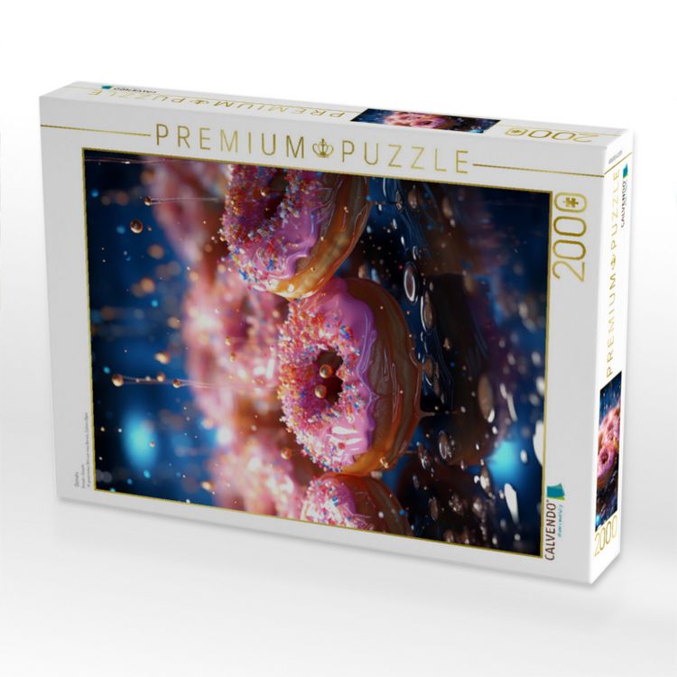 Produktbild: CALVENDO Puzzle Donats | 2000 Teile Lege-Gr&ouml;&szlig;e 90x67cm Foto-Puzzle f&uuml;r gl&uuml;ckliche Stunden