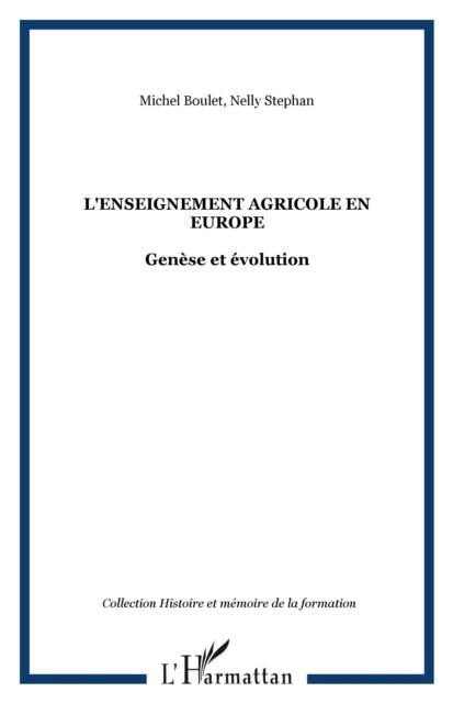 Produktbild: Enseignement agricole en europe: genese