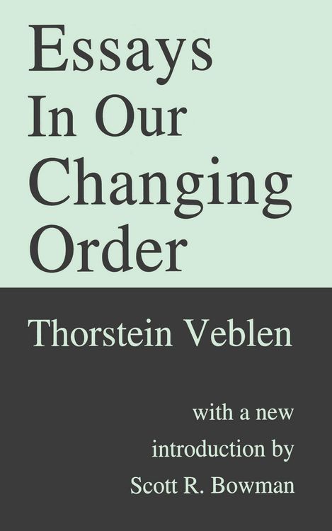 Produktbild: Essays in Our Changing Order