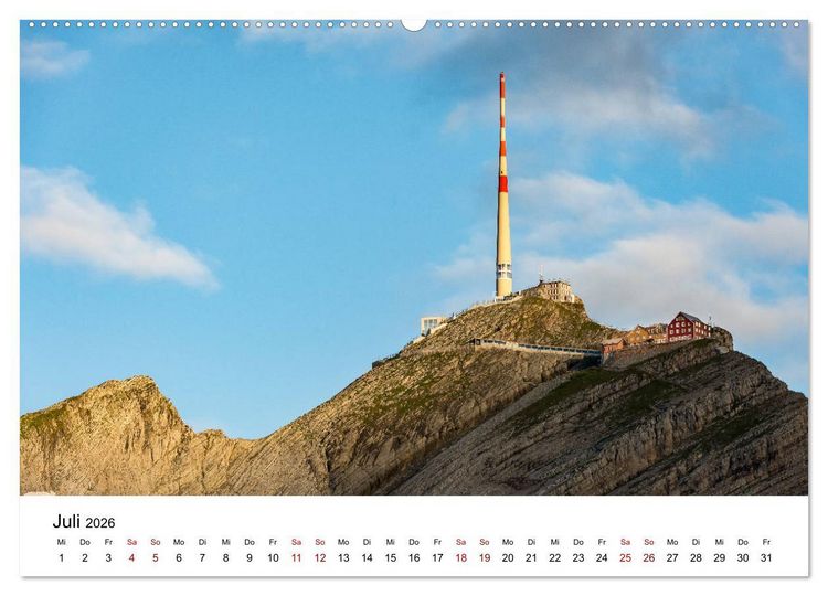 Produktbild: Faszination S&auml;ntis (Wandkalender 2026 DIN A2 quer), CALVENDO Monatskalender