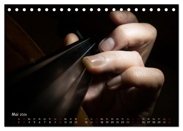 Produktbild: Was die Geige uns erz&auml;hlt (Tischkalender 2026 DIN A5 quer), CALVENDO Monatskalender