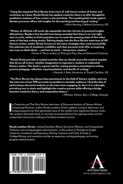 Produktbild: Creativity and "the Paris Review" Interviews