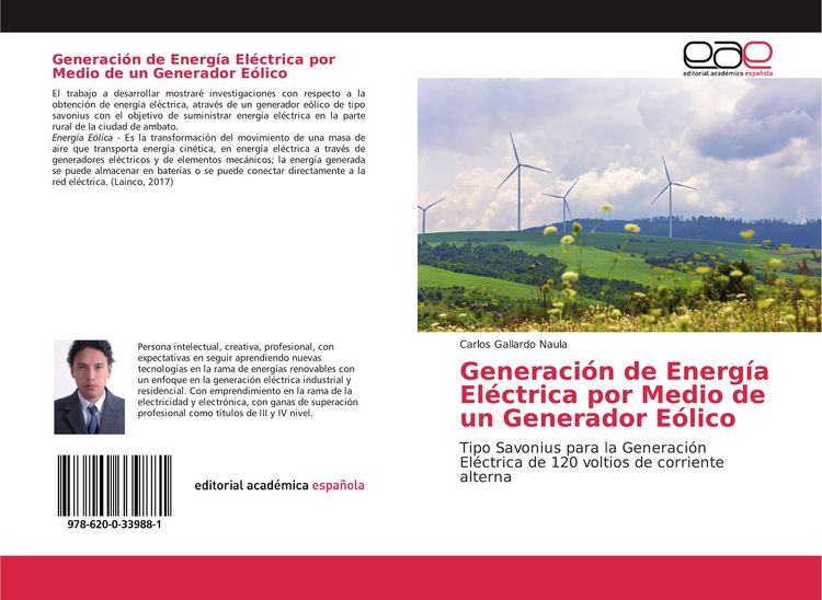 Produktbild: Generaci&oacute;n de Energ&iacute;a El&eacute;ctrica por Medio de un Generador E&oacute;lico