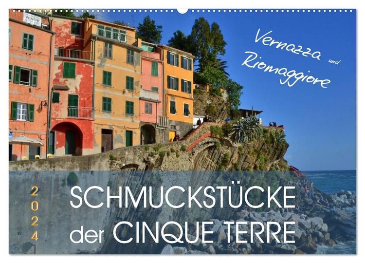 Produktbild: SCHMUCKST&Uuml;CKE der CINQUE TERRE (Wandkalender 2026 DIN A2 quer), CALVENDO Monatskalender