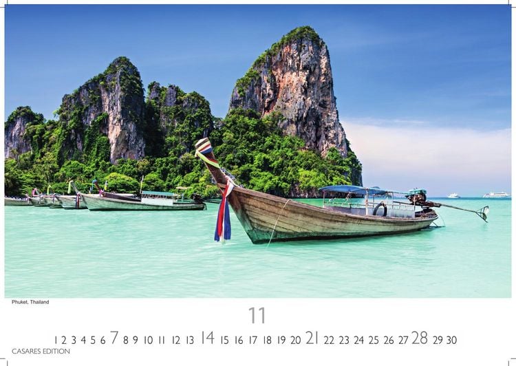 Produktbild: Trauminseln Kalender 2027 &ndash; Wandkalender | Fotokalender Naturkalender 35x50cm - Hochwertige Fotos von den sch&ouml;nsten Trauminseln weltweit &ndash; perfekt f&uuml;r Natur- und Reiseenthusiasten.