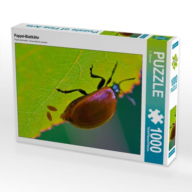 Produktbild: CALVENDO Puzzle Pappel-Blattk&auml;fer | 1000 Teile Lege-Gr&ouml;&szlig;e 64x48cm Foto-Puzzle f&uuml;r gl&uuml;ckliche Stunden