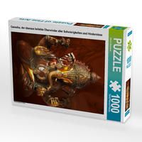 Produktbild: CALVENDO Puzzle Ganesha, der &uuml;beraus beliebte &Uuml;berwinder aller Schwierigkeiten und Hindernisse 1000 Teile Lege-Gr&ouml;&szlig;e 48 x 64 cm Foto-Puzzle Bild von Bernd Maertens