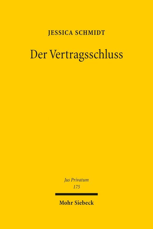 Produktbild: Der Vertragsschluss