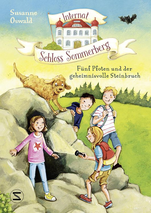 Produktbild: Internat Schloss Sommerberg - F&uuml;nf Pfoten und der geheimnisvolle Steinbruch