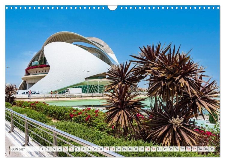 Produktbild: Valencia - Stadt der K&uuml;nste und der Wissenschaft (Wandkalender 2027 DIN A3 quer), CALVENDO Monatskalender