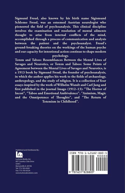 Produktbild: Totem and Taboo Resemblances Between the Psychic Lives of Savages and Neurotics