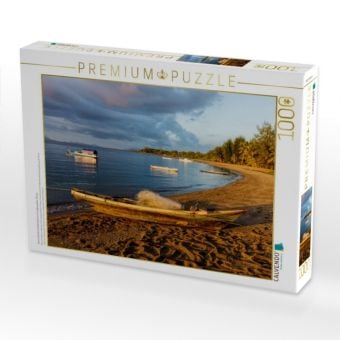 Produktbild: CALVENDO Puzzle Traumstand in Indonesien im Inselparadies Flores | 1000 Teile Lege-Gr&ouml;&szlig;e 64x48cm Foto-Puzzle f&uuml;r gl&uuml;ckliche Stunden