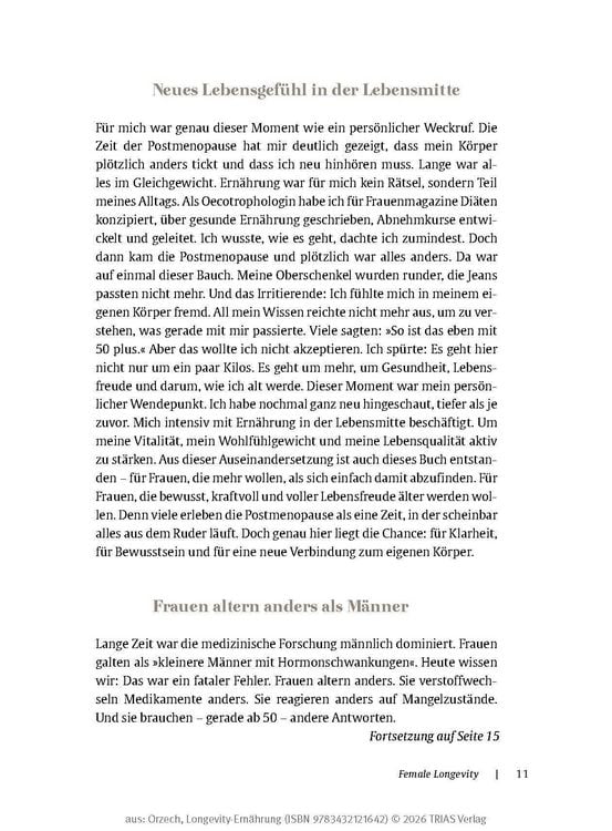 Produktbild: Longevity-Ern&auml;hrung
