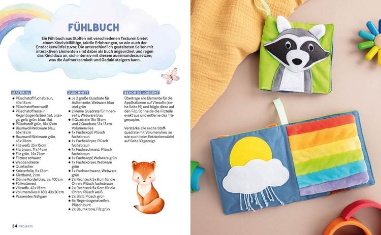 Produktbild: Das Montessori-N&auml;hbuch &ndash; Spielerisch wachsen und Selbstst&auml;ndigkeit f&ouml;rdern