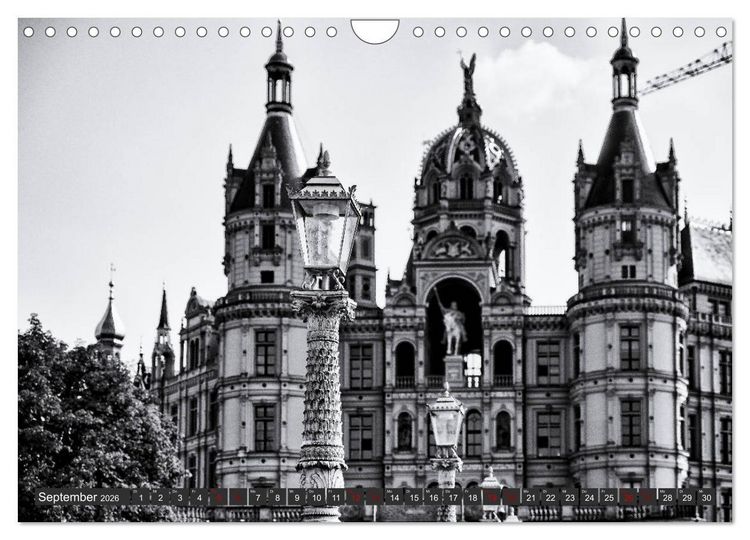 Produktbild: Ein Blick auf Schwerin (Wandkalender 2026 DIN A4 quer), CALVENDO Monatskalender