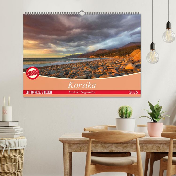 Produktbild: Korsika - Insel der Gegens&auml;tze (Wandkalender 2026 DIN A2 quer), CALVENDO Monatskalender