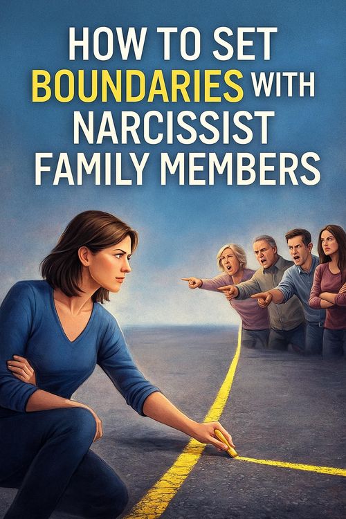 Produktbild: How to set boundaries with narcissist family members