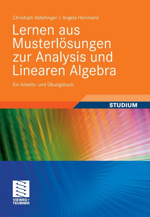 Produktbild: Lernen aus Musterl&ouml;sungen zur Analysis und Linearen Algebra