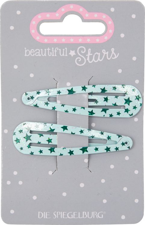 Produktbild: Haarclip Sterne no.2 - beautiful Stars, sort.