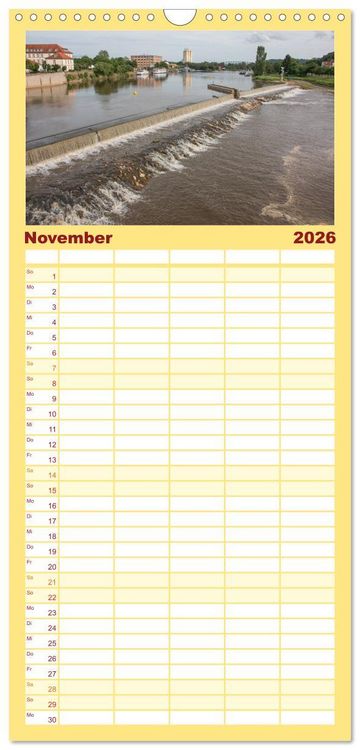 Produktbild: Familienplaner 2026 - Historisches Hameln mit 5 Spalten (Wandkalender, 21 x 45 cm) CALVENDO