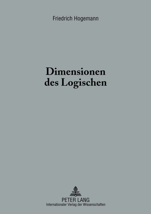 Produktbild: Dimensionen des Logischen