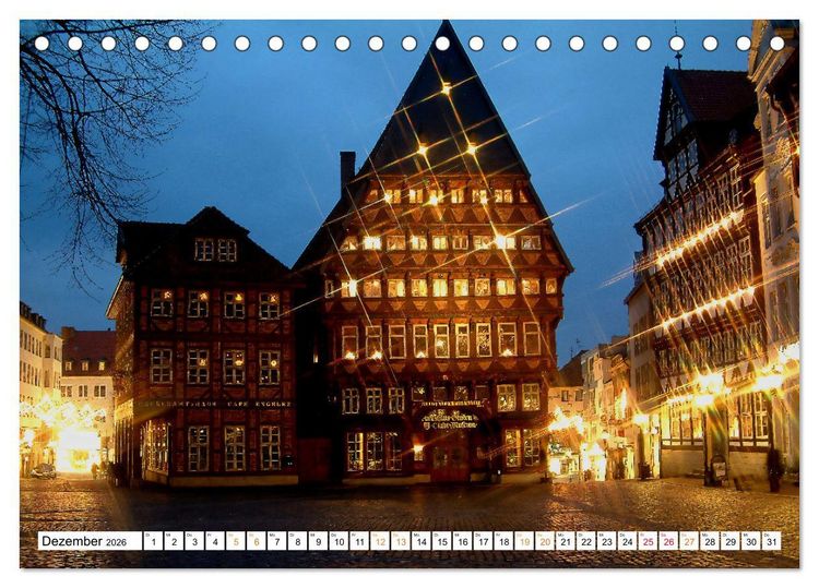 Produktbild: Hildesheim meine Stadt (Tischkalender 2026 DIN A5 quer), CALVENDO Monatskalender