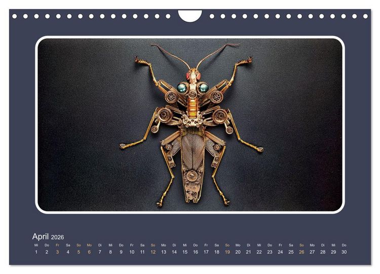Produktbild: Roboterinsekten (Wandkalender 2026 DIN A4 quer), CALVENDO Monatskalender