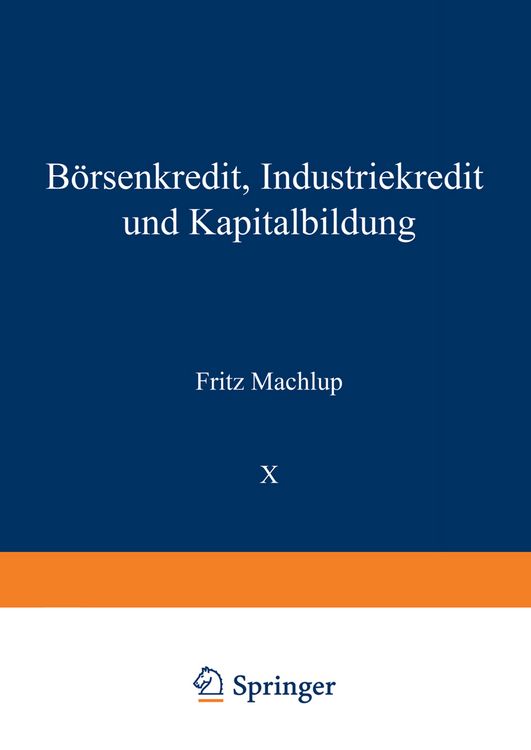 Produktbild: B&ouml;rsenkredit, Industriekredit und Kapitalbildung