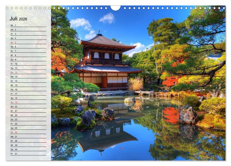 Produktbild: Japan. Im Land der aufgehenden Sonne (Wandkalender 2026 DIN A3 quer), CALVENDO Monatskalender