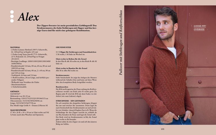 Produktbild: Unisex-Pullover stricken
