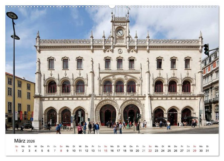 Produktbild: Lissabon Highlights von Petrus Bodenstaff (hochwertiger Premium Wandkalender 2026 DIN A2 quer), Kunstdruck in Hochglanz