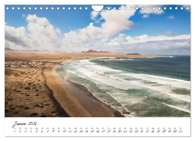 Produktbild: Lanzarote - Inselgl&uuml;ck im Atlantik (Wandkalender 2026 DIN A4 quer), CALVENDO Monatskalender