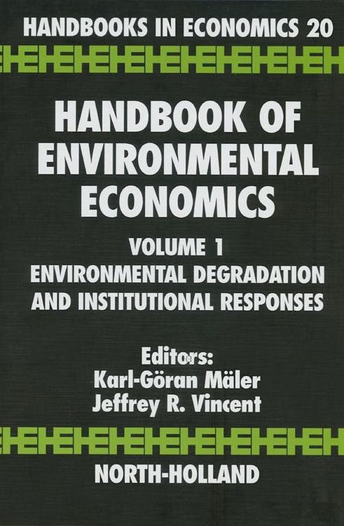 Produktbild: Handbook of Environmental Economics