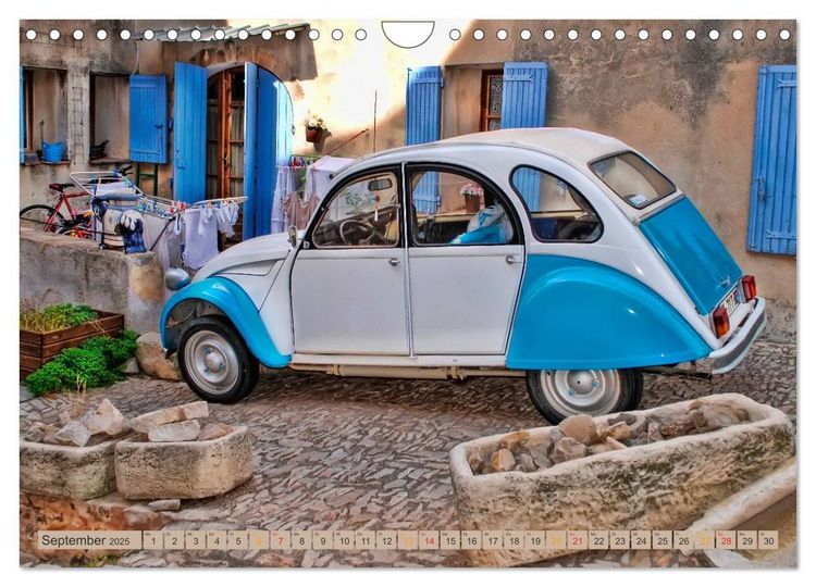 Produktbild: Citro&euml;n 2CV - die Ente (Wandkalender 2025 DIN A4 quer), CALVENDO Monatskalender