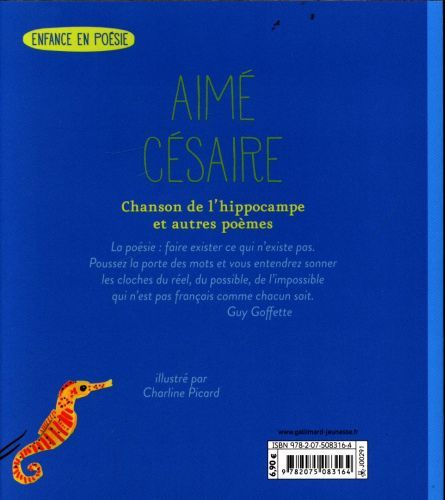Produktbild: Chanson de l'hippocampe et autres po&egrave;mes