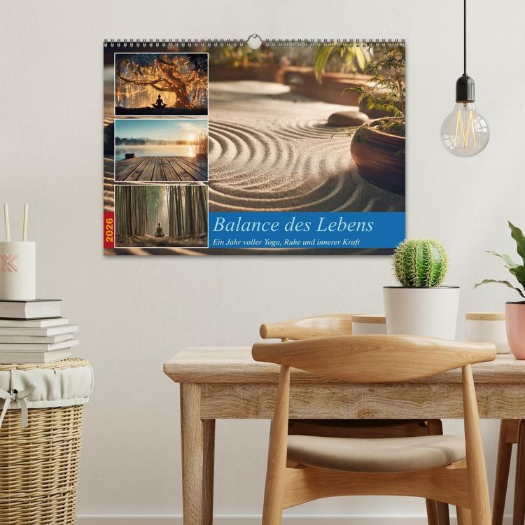 Produktbild: Balance des Lebens (Wandkalender 2026 DIN A3 quer), CALVENDO Monatskalender