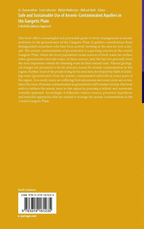 Produktbild: Safe and Sustainable Use of Arsenic-Contaminated Aquifers in the Gangetic Plain