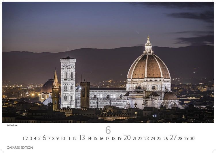 Produktbild: Florenz Kalender 2027 &ndash; Wandkalender | Fotokalender Italien 35x50cm Toskana Flair f&uuml;r Ihr Zuhause | Hochwertiger . mit 12 atemberaubenden Motiven