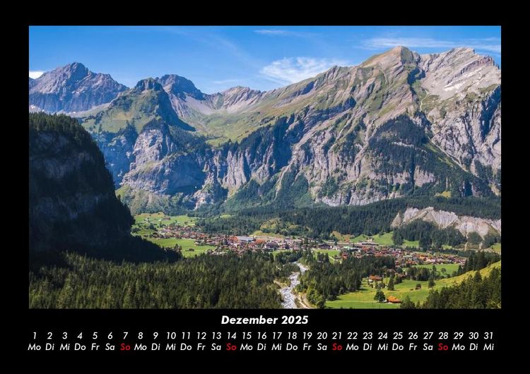 Produktbild: Berge 2025 Fotokalender DIN A3