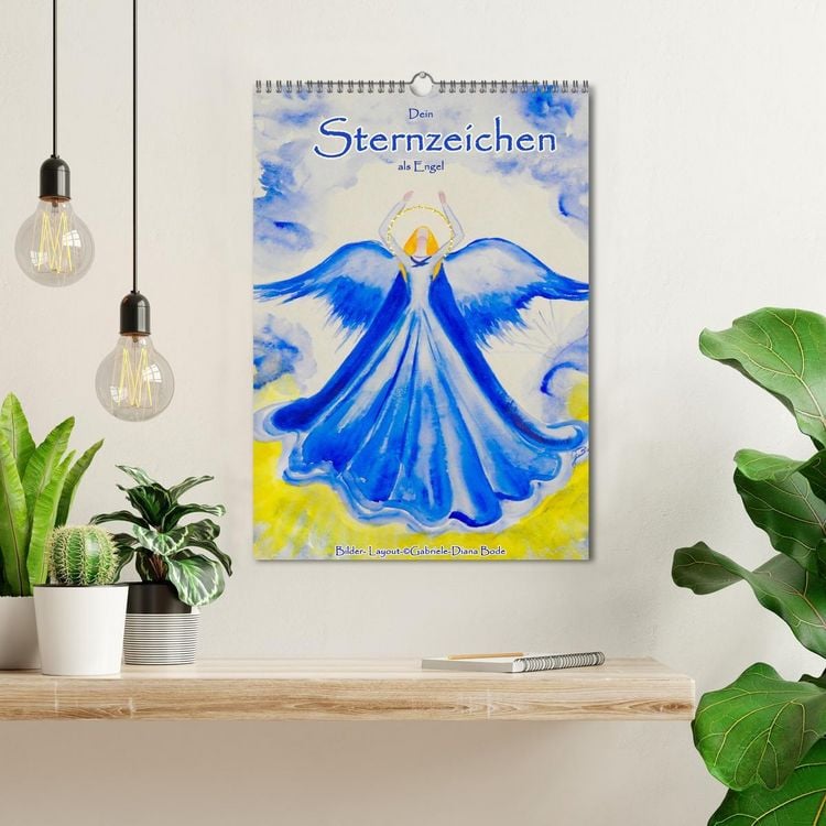 Produktbild: Dein Sternzeichen als Engel (Wandkalender 2026 DIN A3 hoch), CALVENDO Monatskalender