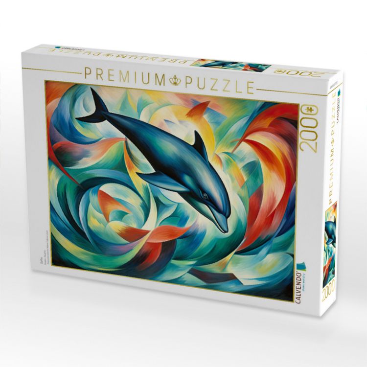 Produktbild: CALVENDO Puzzle Delfin | 2000 Teile Lege-Gr&ouml;&szlig;e 90x67cm Foto-Puzzle f&uuml;r gl&uuml;ckliche Stunden