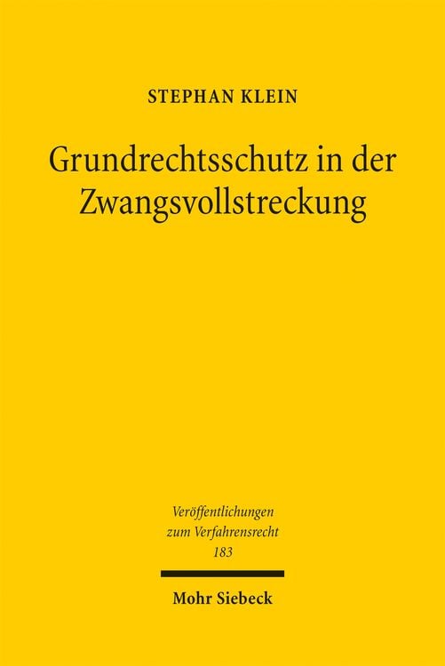 Produktbild: Grundrechtsschutz in der Zwangsvollstreckung